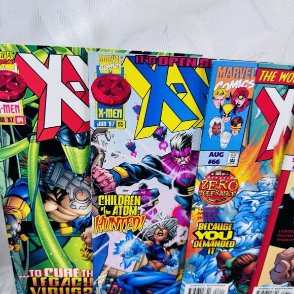 X-Men 64-78 Lot Marvel Psi War Operation Zero Tolerance - Picture 2 of 7